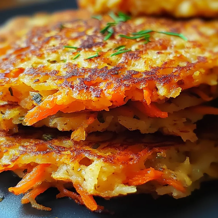 Galettes aux Carottes et Flocons d'Avoine