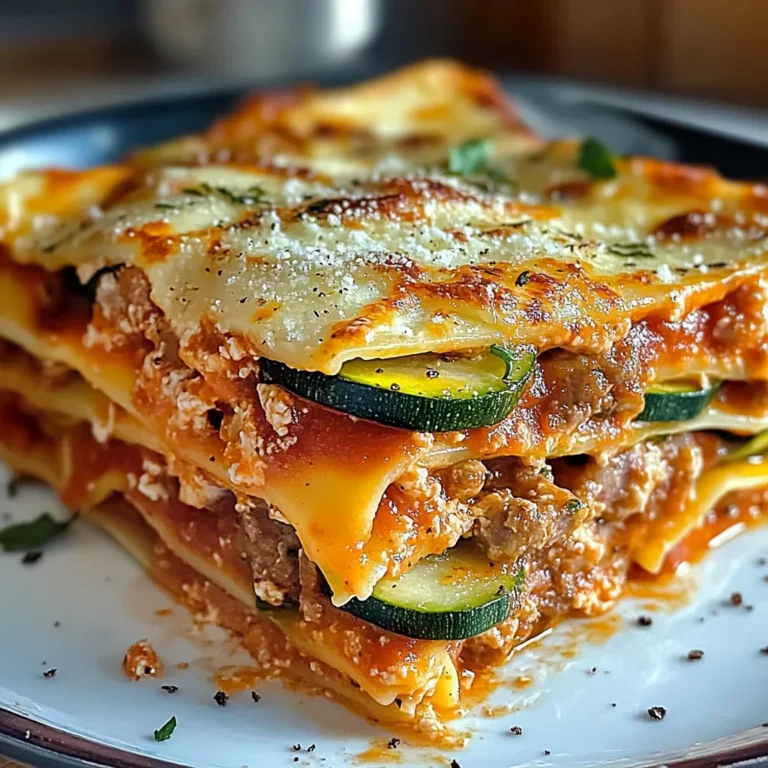 Lasagnes courgettes chair à saucisse