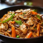 Nouilles sautées asiatiques rapides