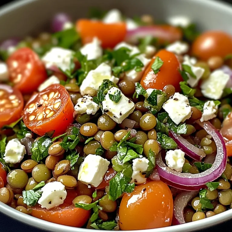 Salade Croquante de Lentilles & Feta