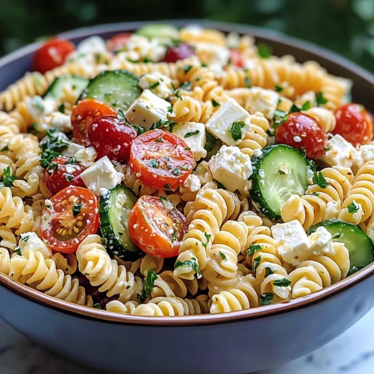 Salade de pâtes méditerranéenne