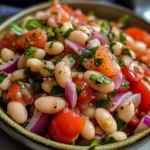 Salade turque haricots blancs