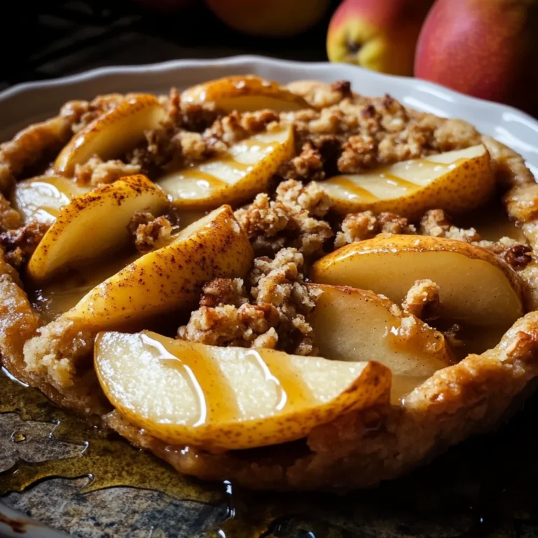 Baked Pears with Walnut Oat Crumble