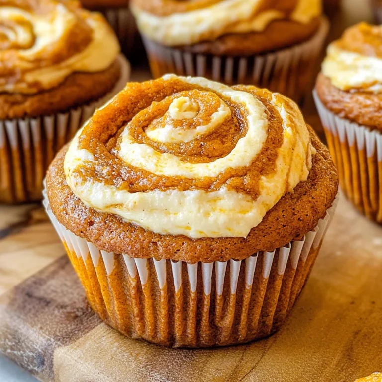 Best Swirled Pumpkin Cream Cheese Muffins