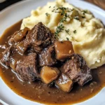 Bœuf Braisé en Sauce avec Purée Maison