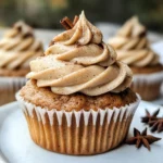 Brown Butter Dirty Chai Cupcakes