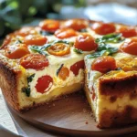 Cake moelleux tomate & mozzarella