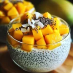 Chia coco mangue petit déj