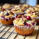 Cranberry, Orange & Pecan Muffins