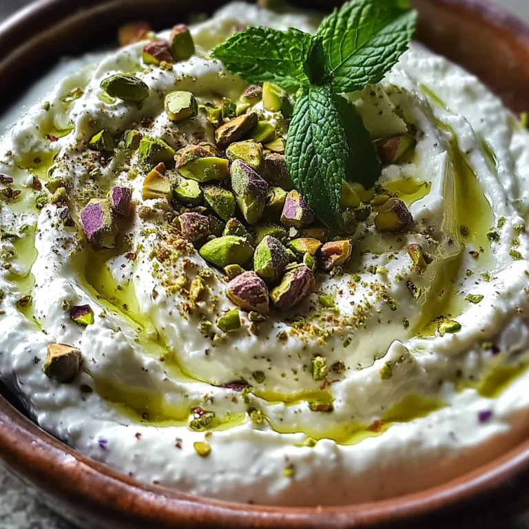 Crème de feta à la menthe et pistache