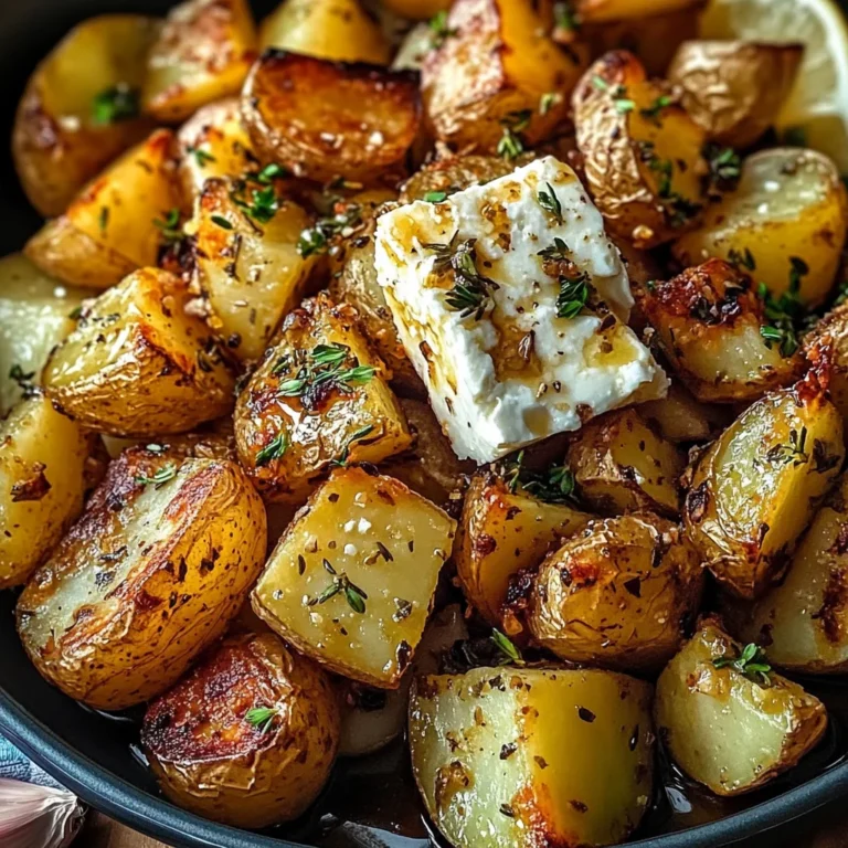 Délicieuses pommes de terre rôties