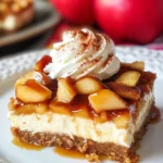 Easy Caramel Apple Cheesecake Bars