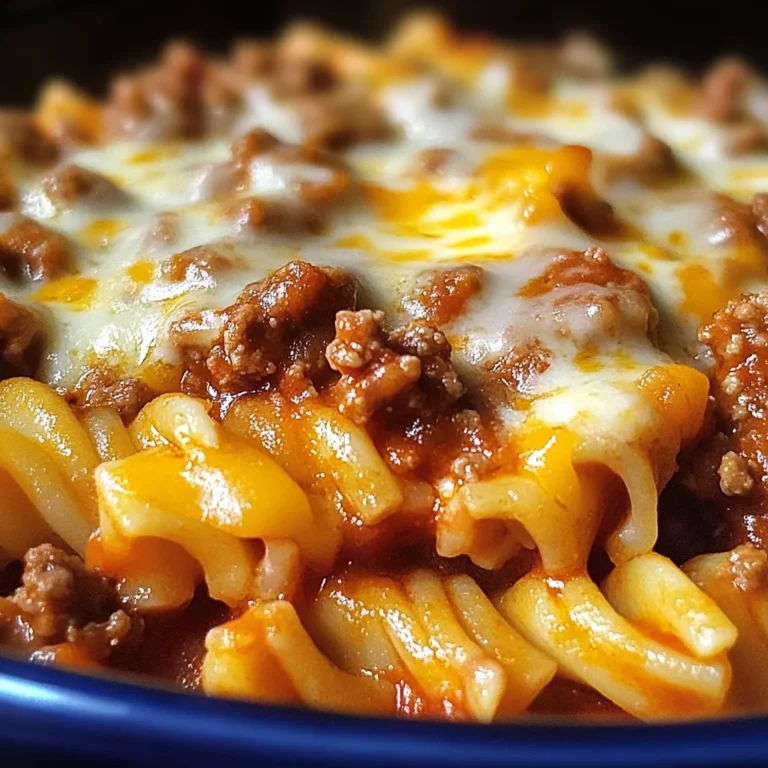 Gratin Pâtes Bœuf