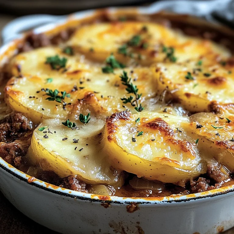 Gratin de Pommes de Terre et Bœuf Haché