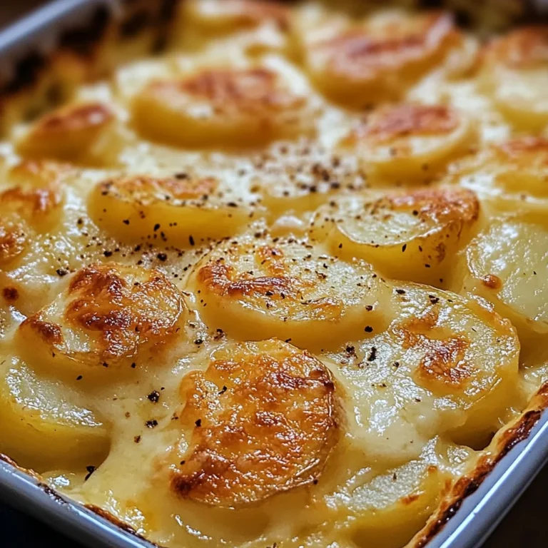 Gratin de pommes de terre crémeux