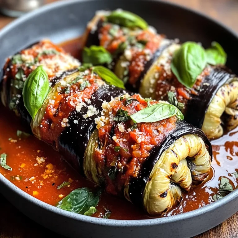 Involtini d'aubergines à la ricotta