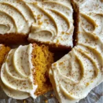Kürbis-Kuchen mit Frischkäse Frosting