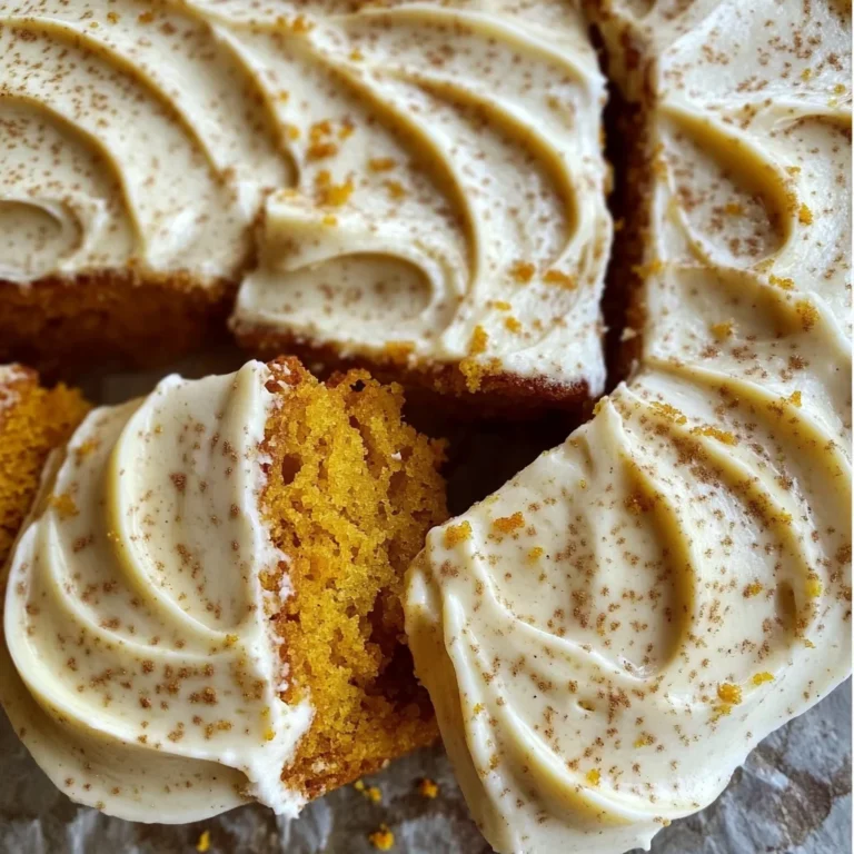 Kürbis-Kuchen mit Frischkäse Frosting