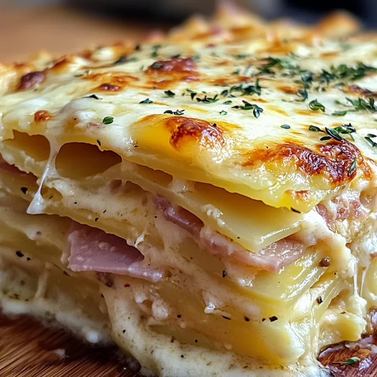Lasagnes de Pommes de Terre Gourmandes