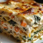 Lasagnes familiales aux légumes et poulet