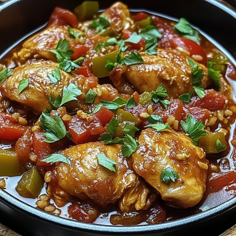 Marmite de poulet façon espagnole