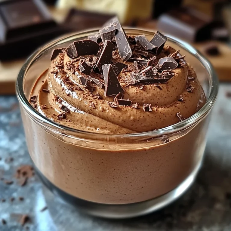 Mousse Mascarpone au Chocolat