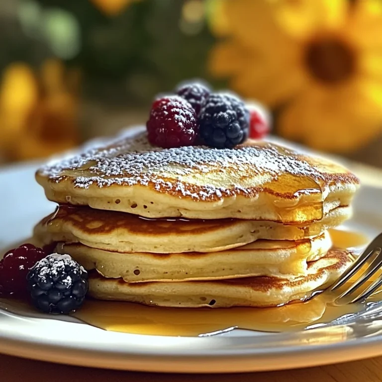 Pancakes au Yaourt Moelleux et Aériens