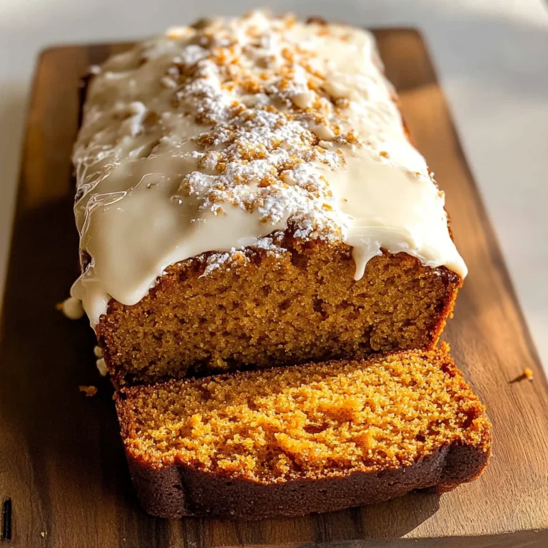 Pumpkin Bread with Cream Cheese Frosting Recipe