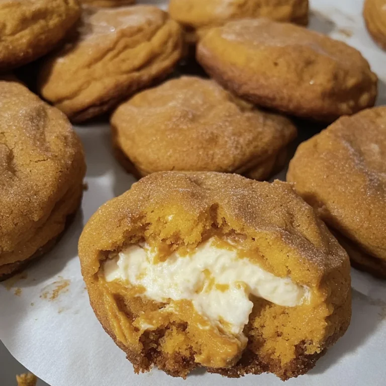 Pumpkin Cheesecake Cookies