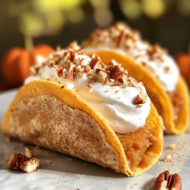 Pumpkin Pie Tacos