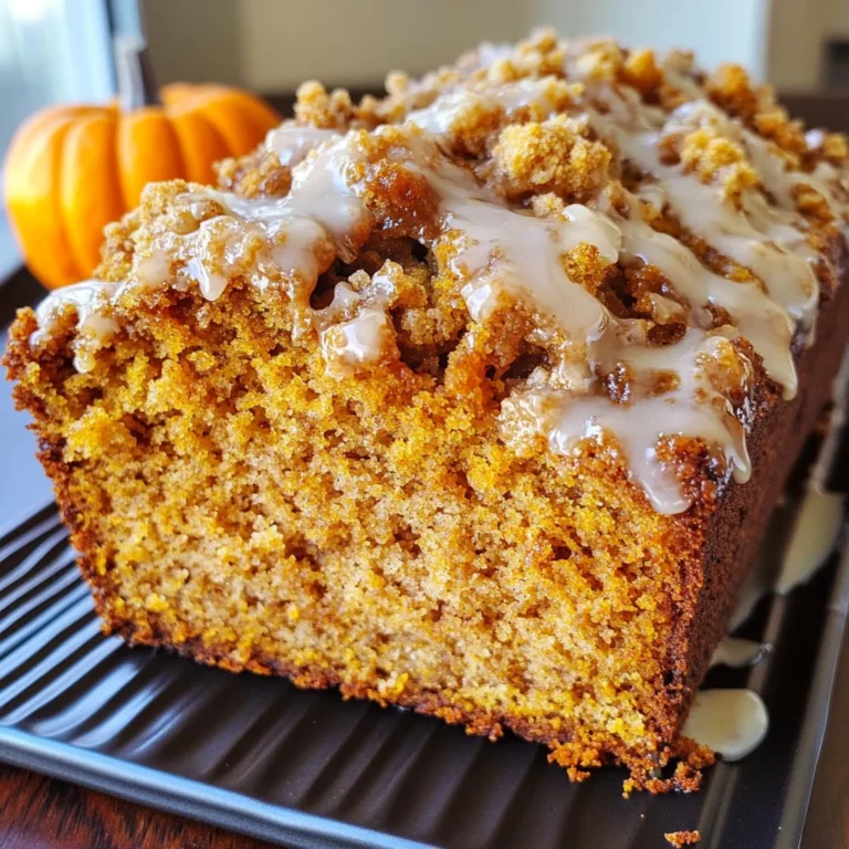 Pumpkin Streusel Bread