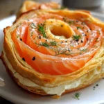 Roulés feuilletés saumon fromage