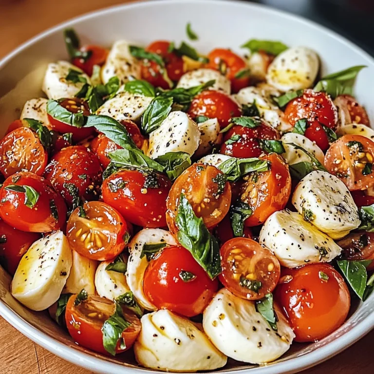 Salade Caprese Crémeuse