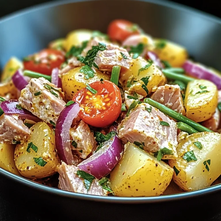 Salade de Pommes de Terre au Thon