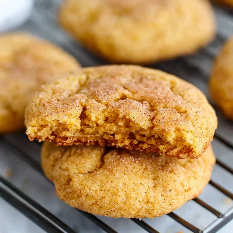 Soft Pumpkin Snickerdoodles