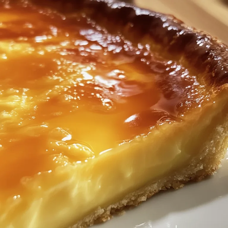Tarte au Flan de Ma Grand-mère