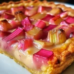 Tarte rhubarbe facile rapide