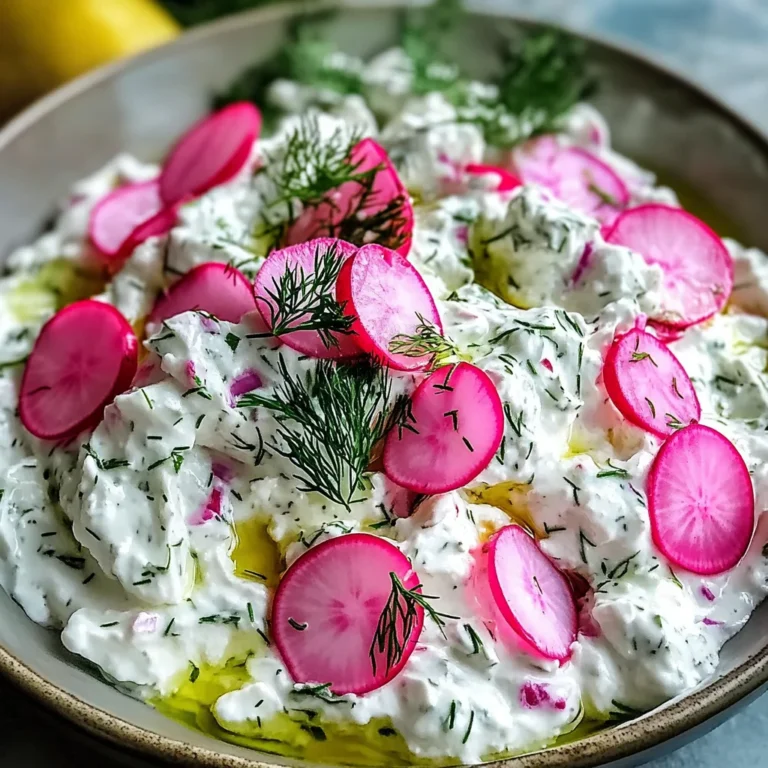 Tzatziki aux radis et herbes